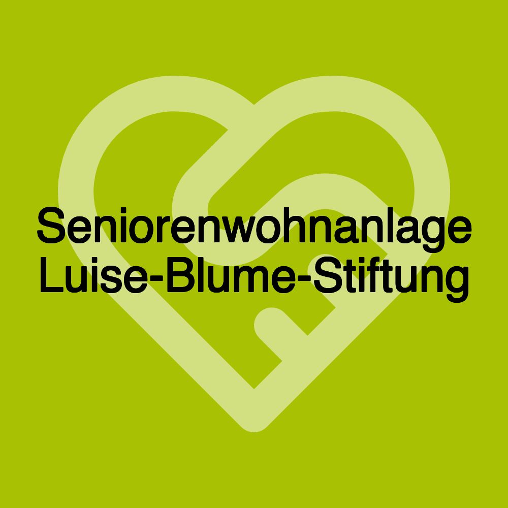 Seniorenwohnanlage Luise-Blume-Stiftung
