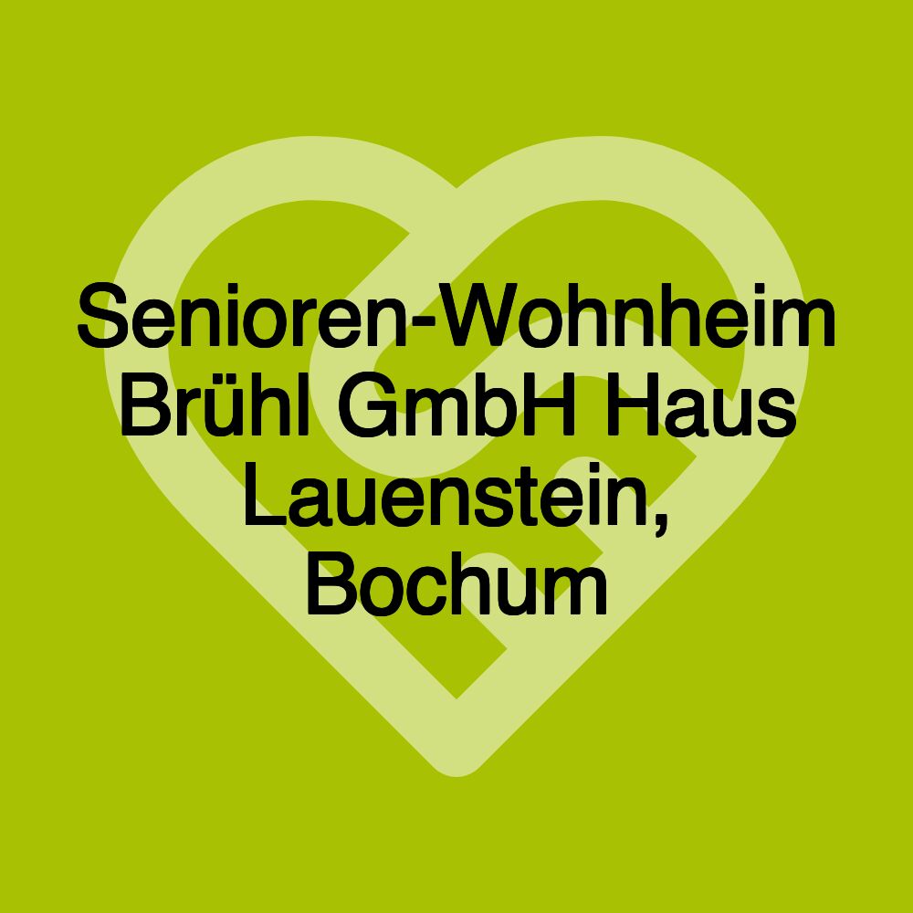 Senioren-Wohnheim Brühl GmbH Haus Lauenstein, Bochum