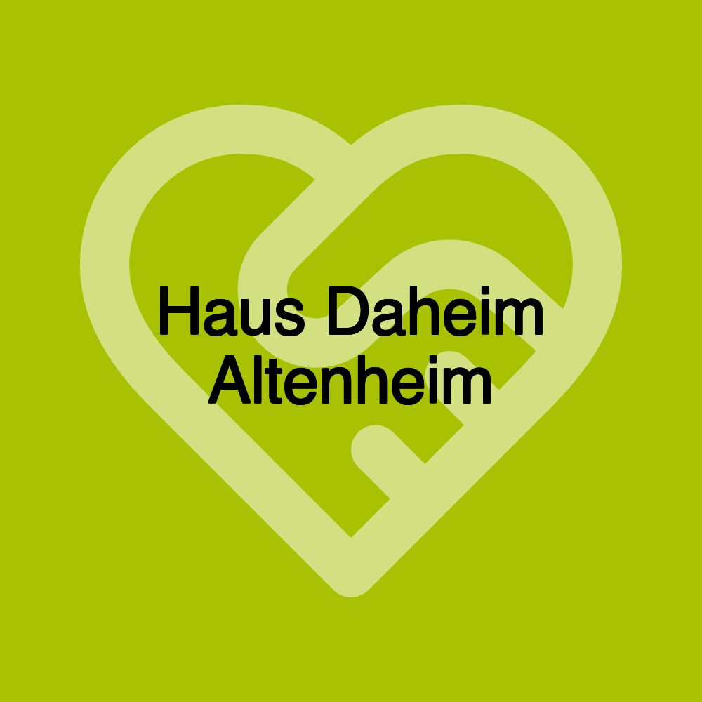 Haus Daheim Altenheim