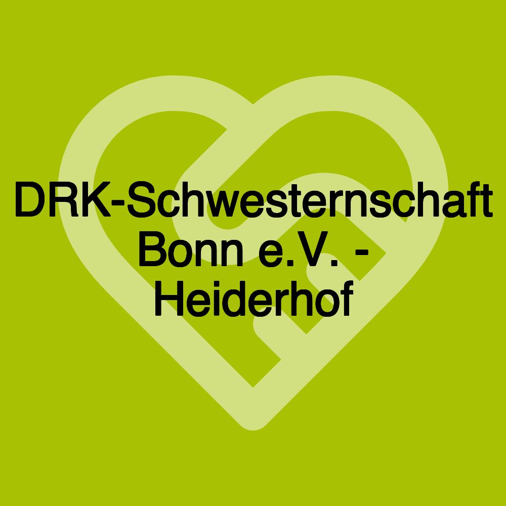 DRK-Schwesternschaft Bonn e.V. - Heiderhof