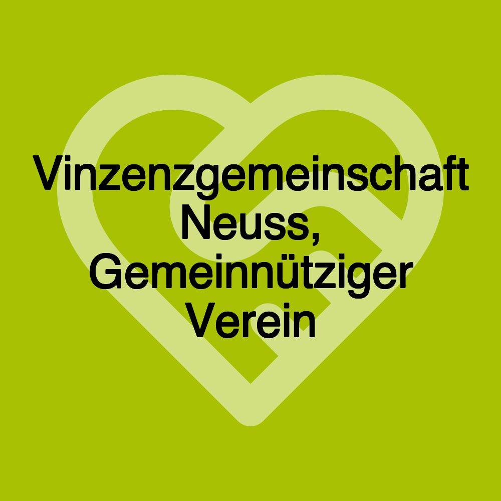 Vinzenzgemeinschaft Neuss, Gemeinnütziger Verein