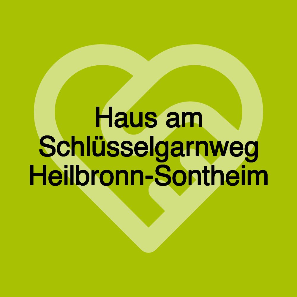 Haus am Schlüsselgarnweg Heilbronn-Sontheim