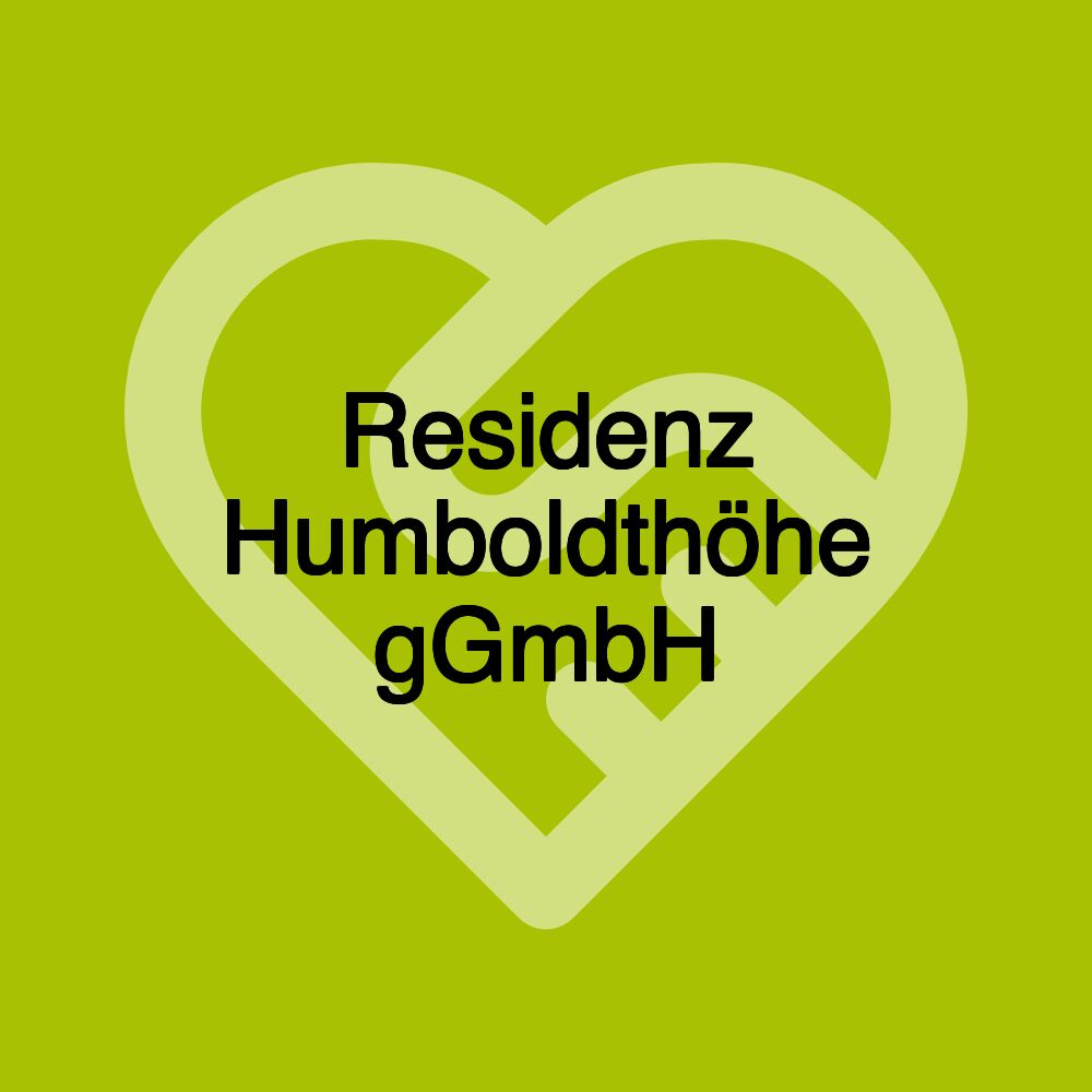 Residenz Humboldthöhe gGmbH