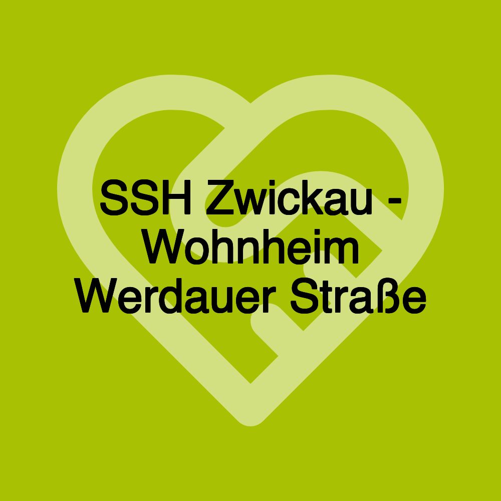SSH Zwickau - Wohnheim Werdauer Straße