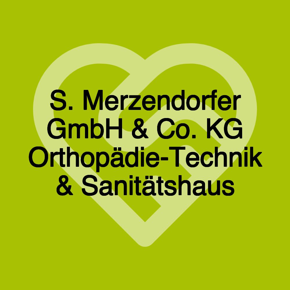 S. Merzendorfer GmbH & Co. KG Orthopädie-Technik & Sanitätshaus