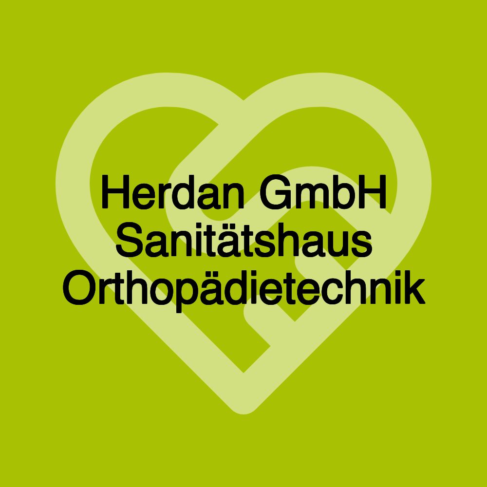 Herdan GmbH Sanitätshaus Orthopädietechnik