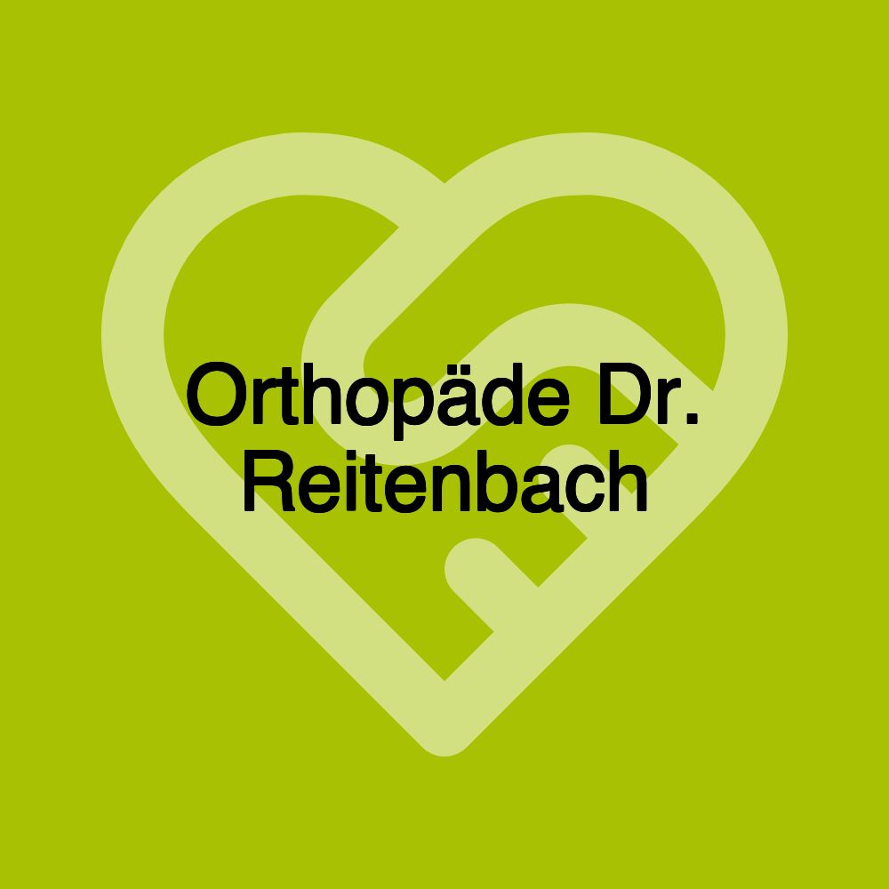 Orthopäde Dr. Reitenbach