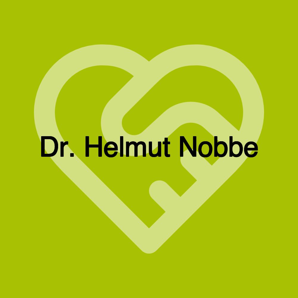 Dr. Helmut Nobbe