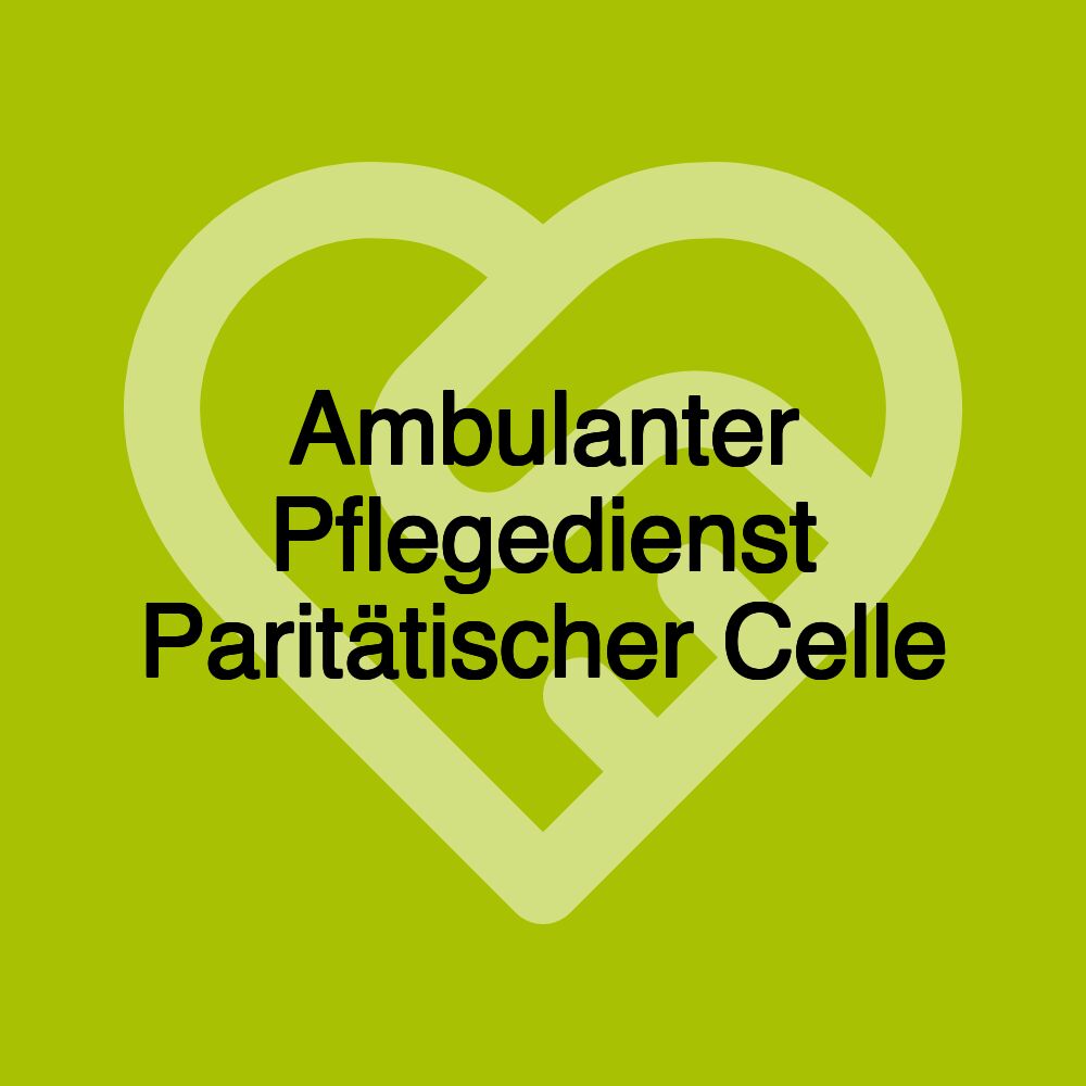 Ambulanter Pflegedienst Paritätischer Celle