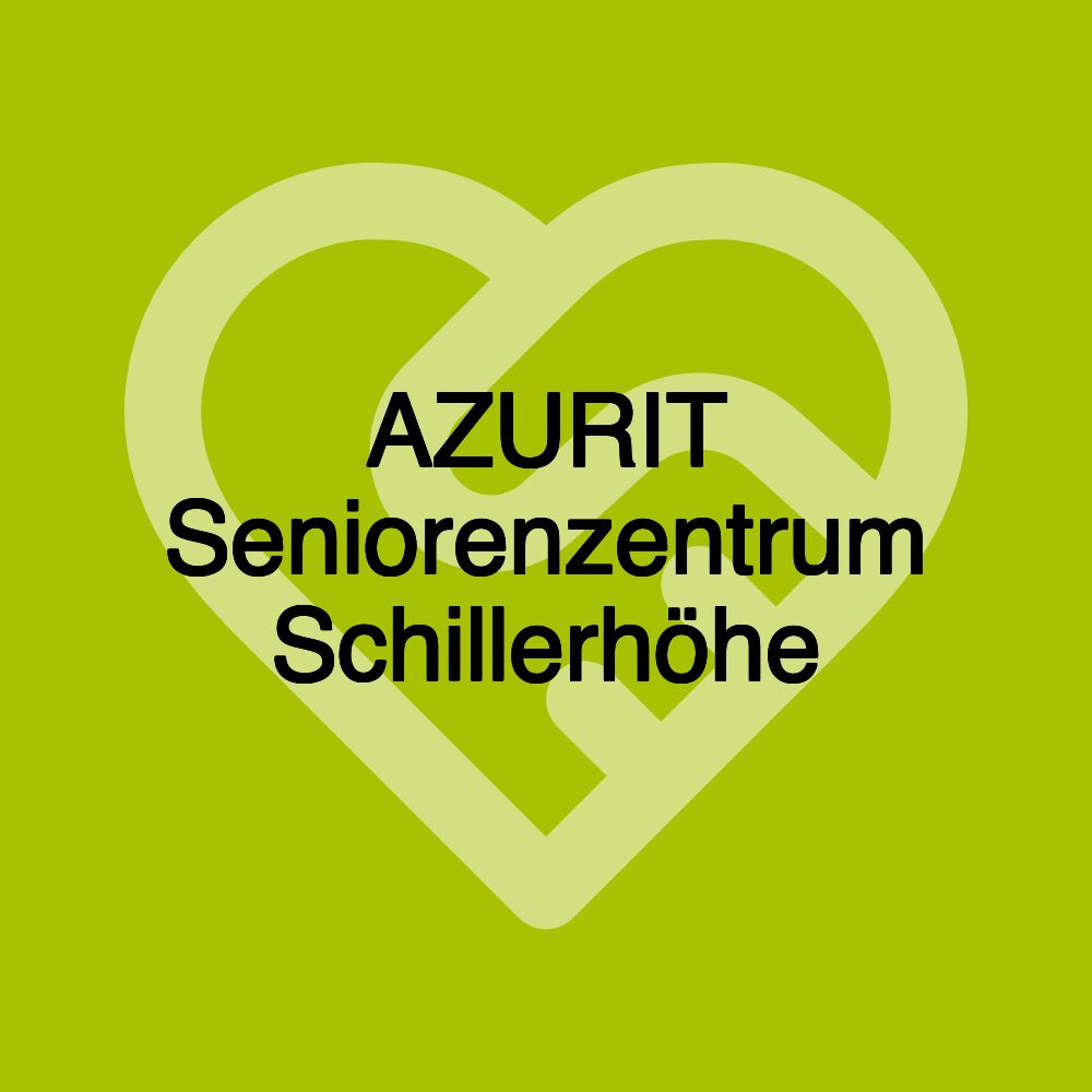 AZURIT Seniorenzentrum Schillerhöhe