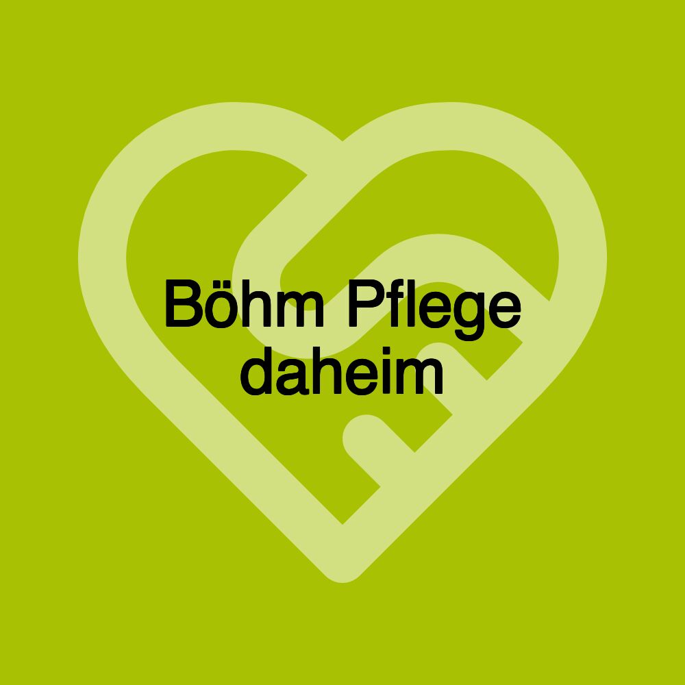 Böhm Pflege daheim