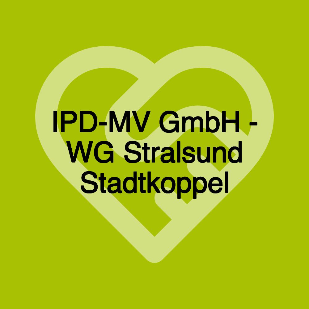 IPD-MV GmbH - WG Stralsund Stadtkoppel
