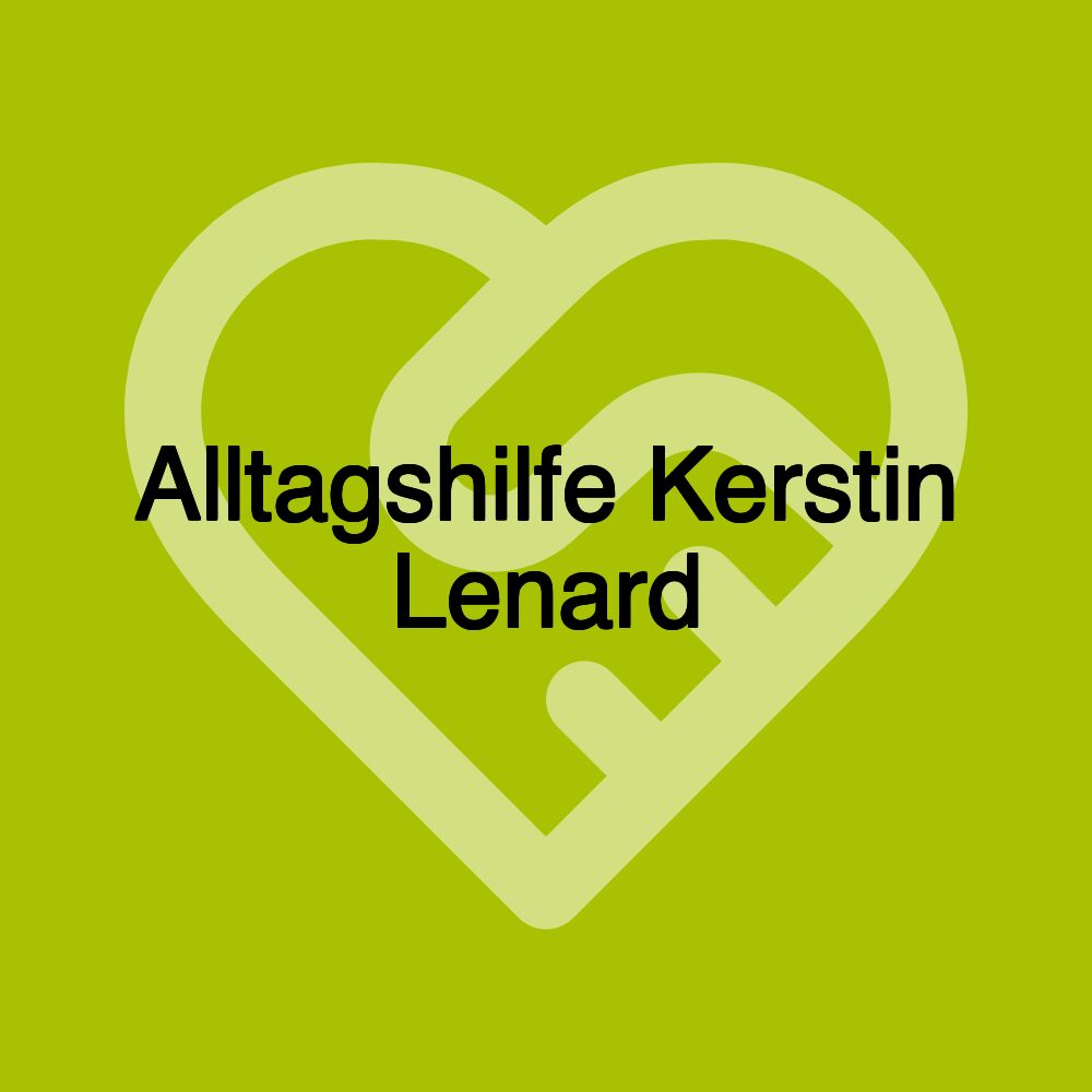 Alltagshilfe Kerstin Lenard