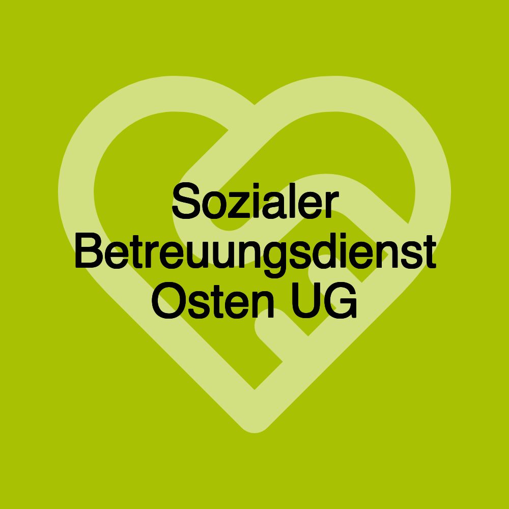 Sozialer Betreuungsdienst Osten UG