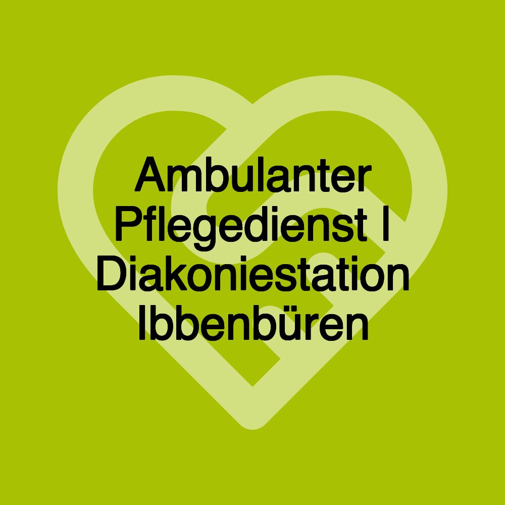 Ambulanter Pflegedienst | Diakoniestation Ibbenbüren