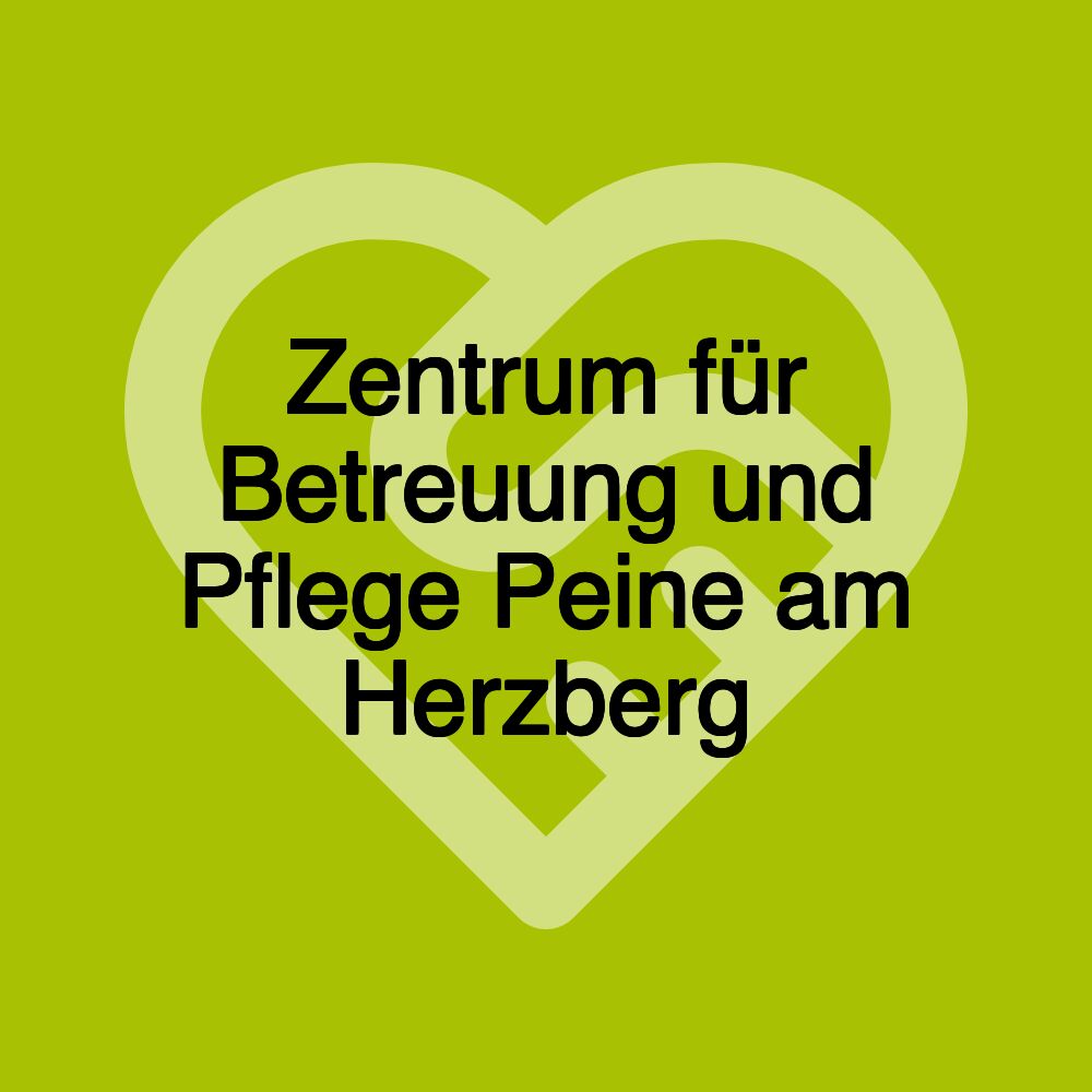 Zentrum für Betreuung und Pflege Peine am Herzberg