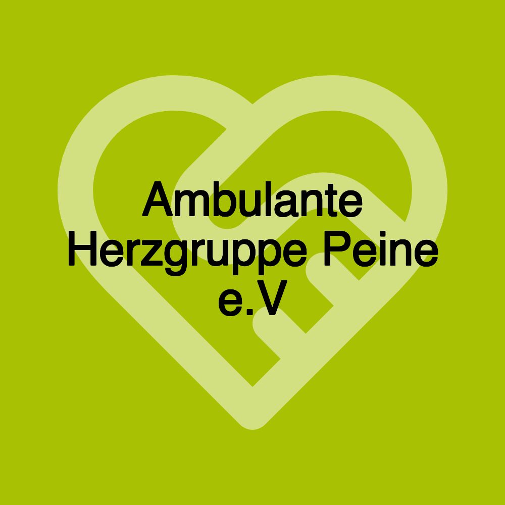 Ambulante Herzgruppe Peine e.V