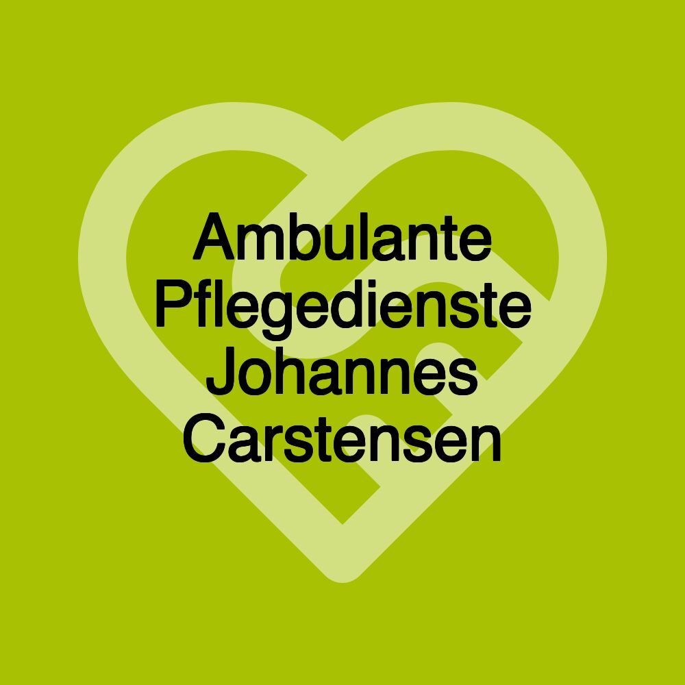 Ambulante Pflegedienste Johannes Carstensen