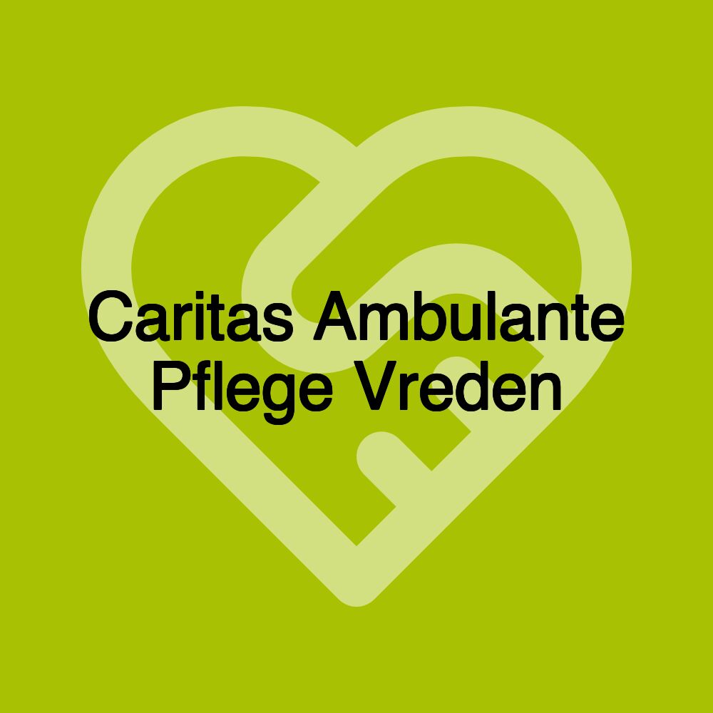 Caritas Ambulante Pflege Vreden
