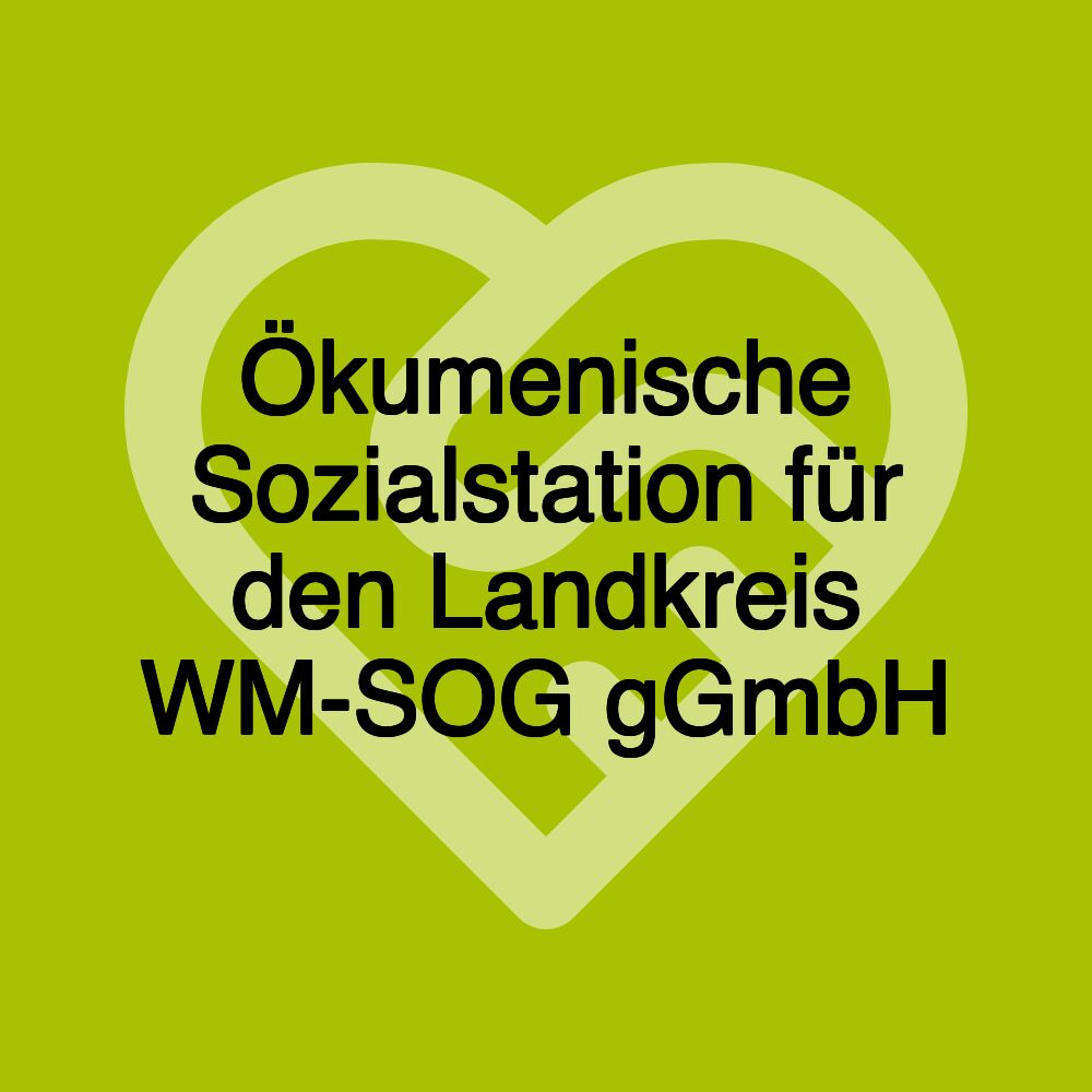 Ökumenische Sozialstation für den Landkreis WM-SOG gGmbH
