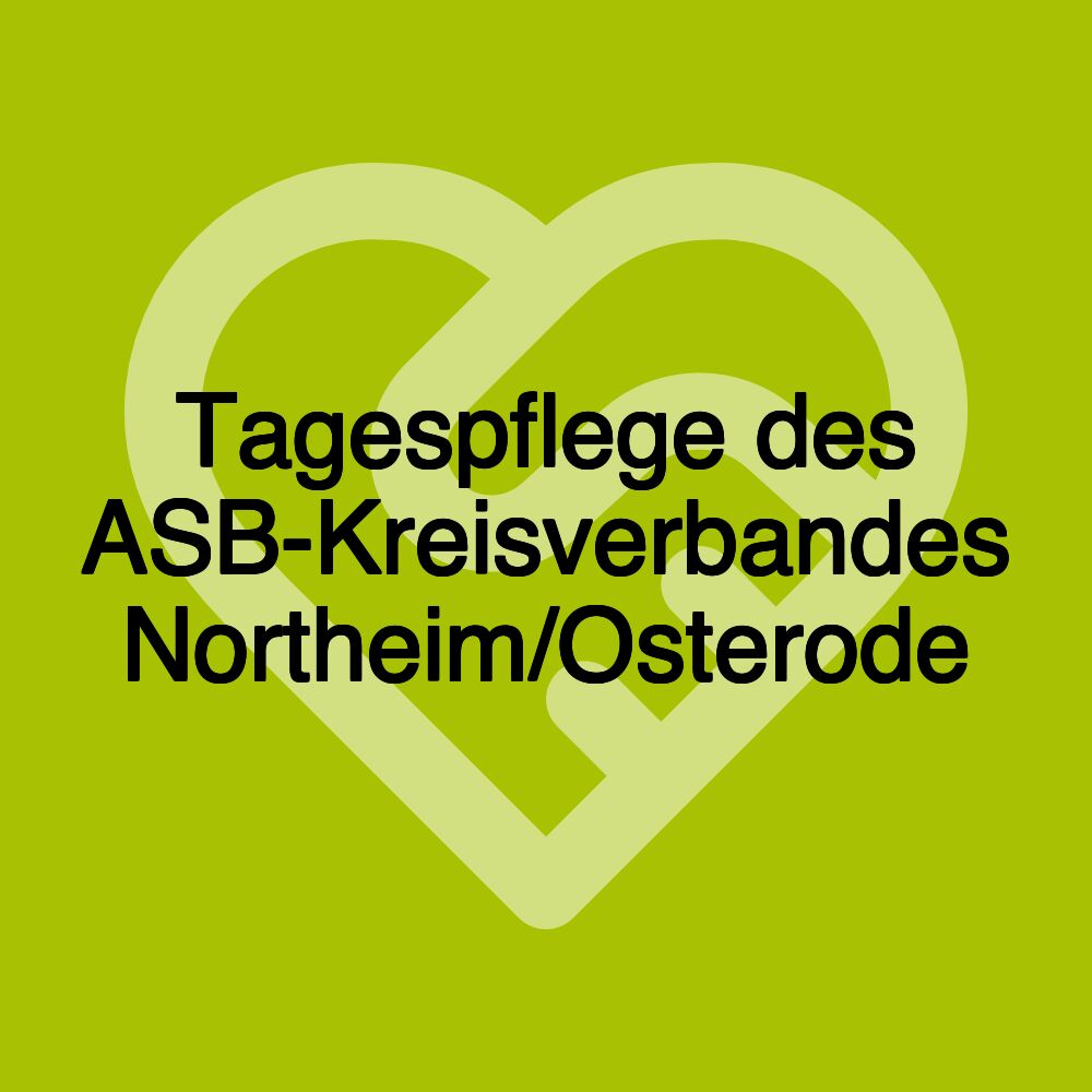 Tagespflege des ASB-Kreisverbandes Northeim/Osterode