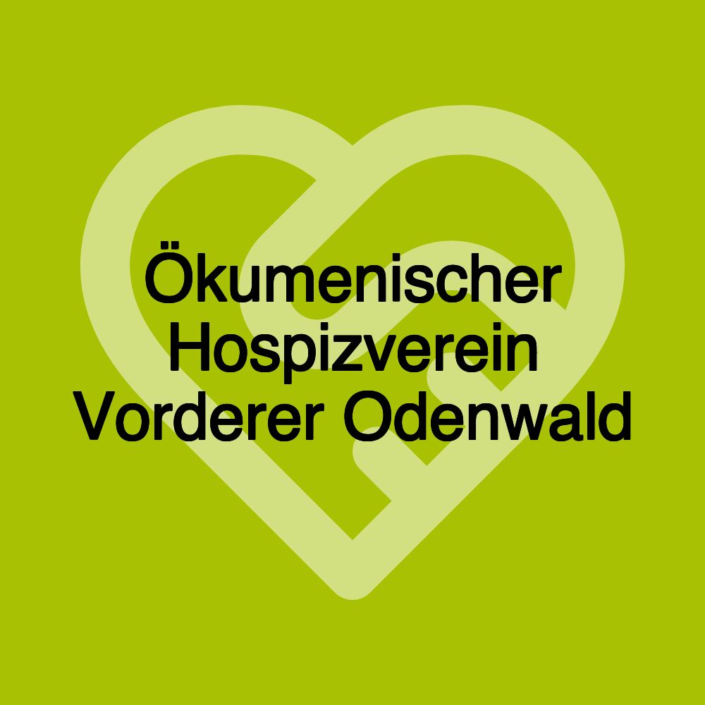 Ökumenischer Hospizverein Vorderer Odenwald