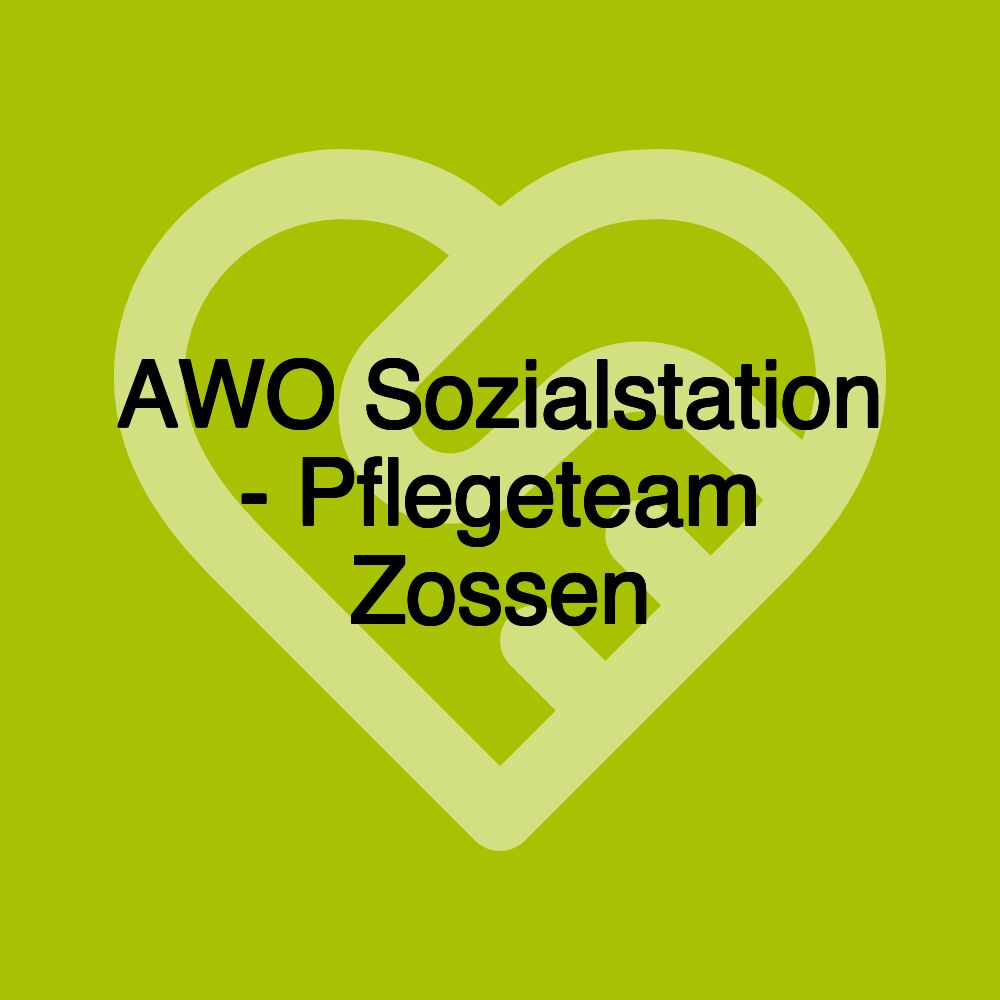 AWO Sozialstation - Pflegeteam Zossen
