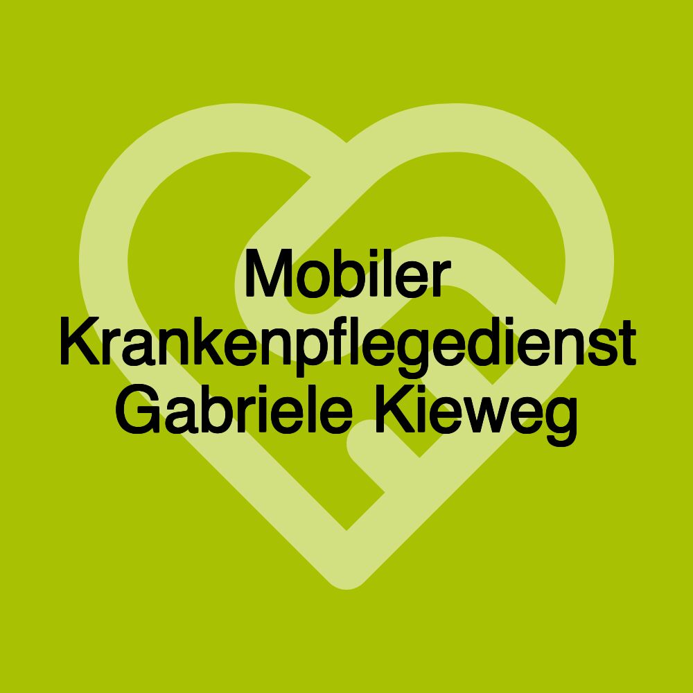 Mobiler Krankenpflegedienst Gabriele Kieweg