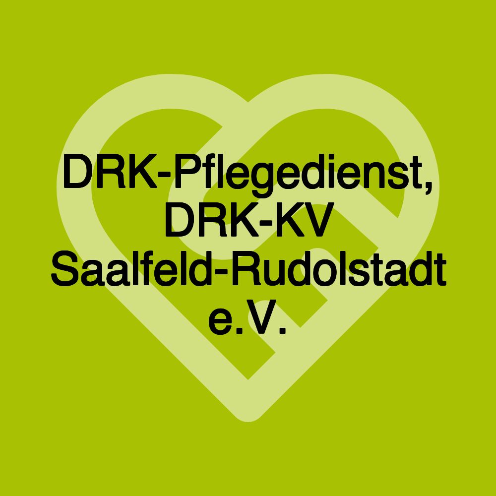 DRK-Pflegedienst, DRK-KV Saalfeld-Rudolstadt e.V.