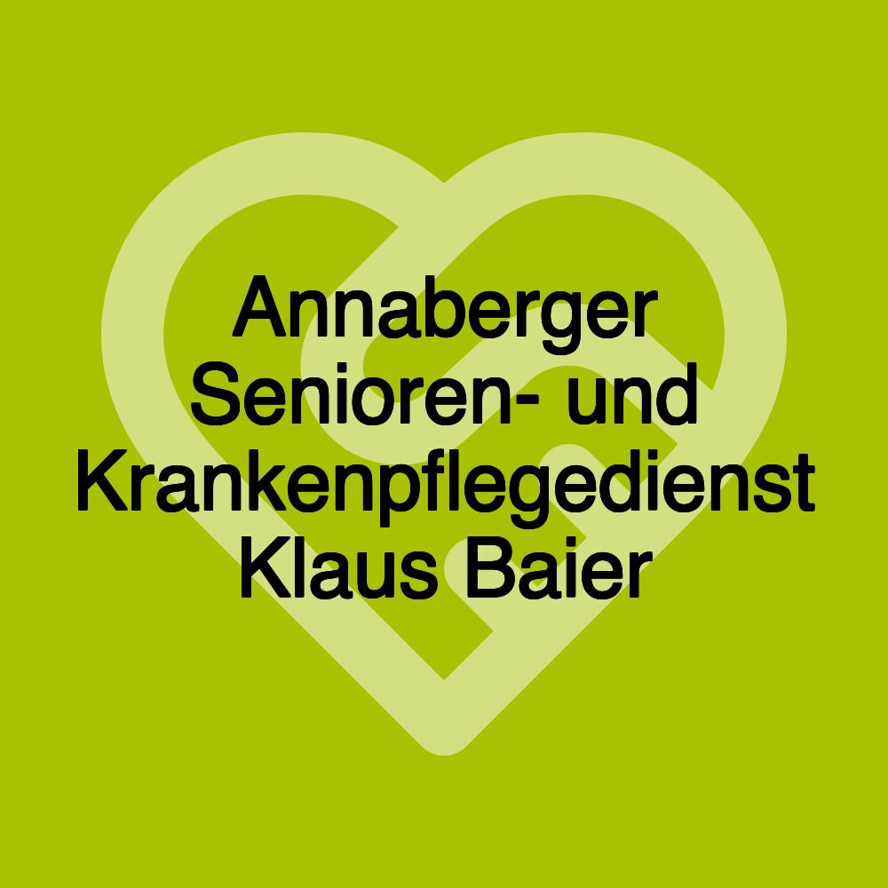 Annaberger Senioren- und Krankenpflegedienst Klaus Baier