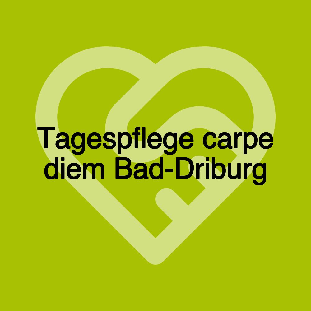 Tagespflege carpe diem Bad-Driburg
