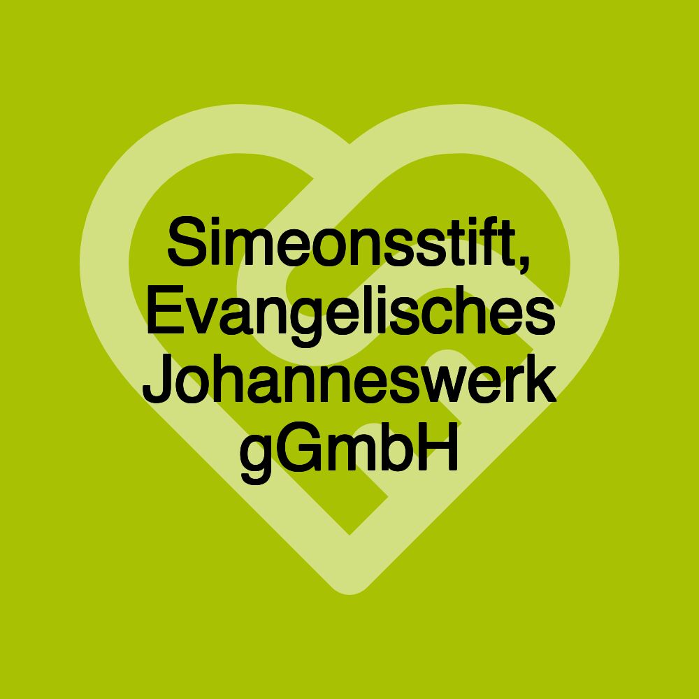 Simeonsstift, Evangelisches Johanneswerk gGmbH