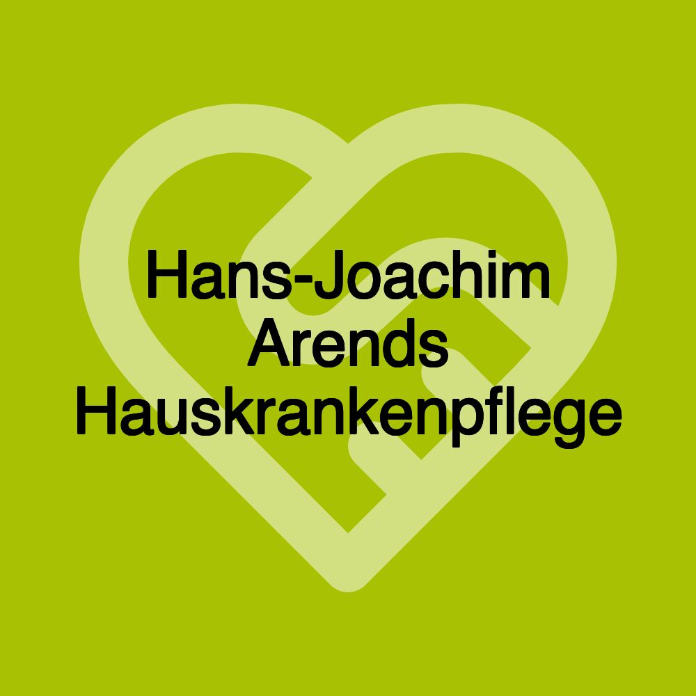 Hans-Joachim Arends Hauskrankenpflege
