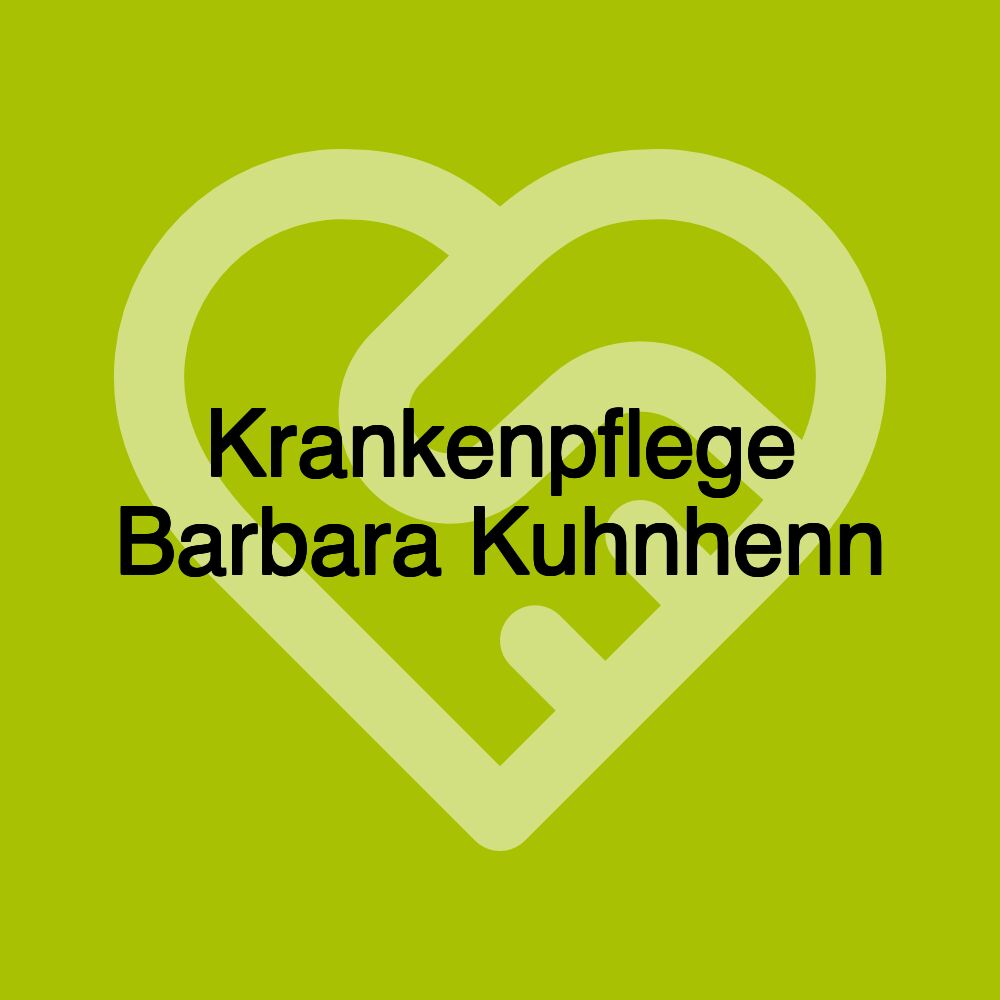 Krankenpflege Barbara Kuhnhenn