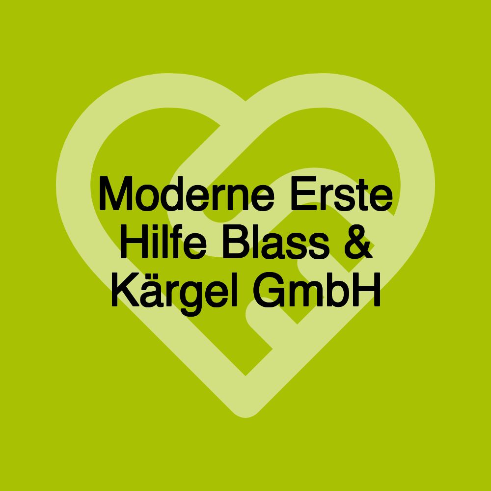 Moderne Erste Hilfe Blass & Kärgel GmbH