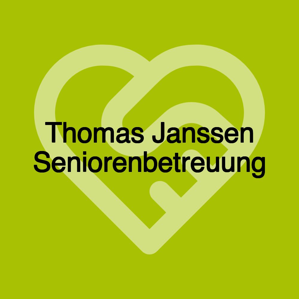 Thomas Janssen Seniorenbetreuung