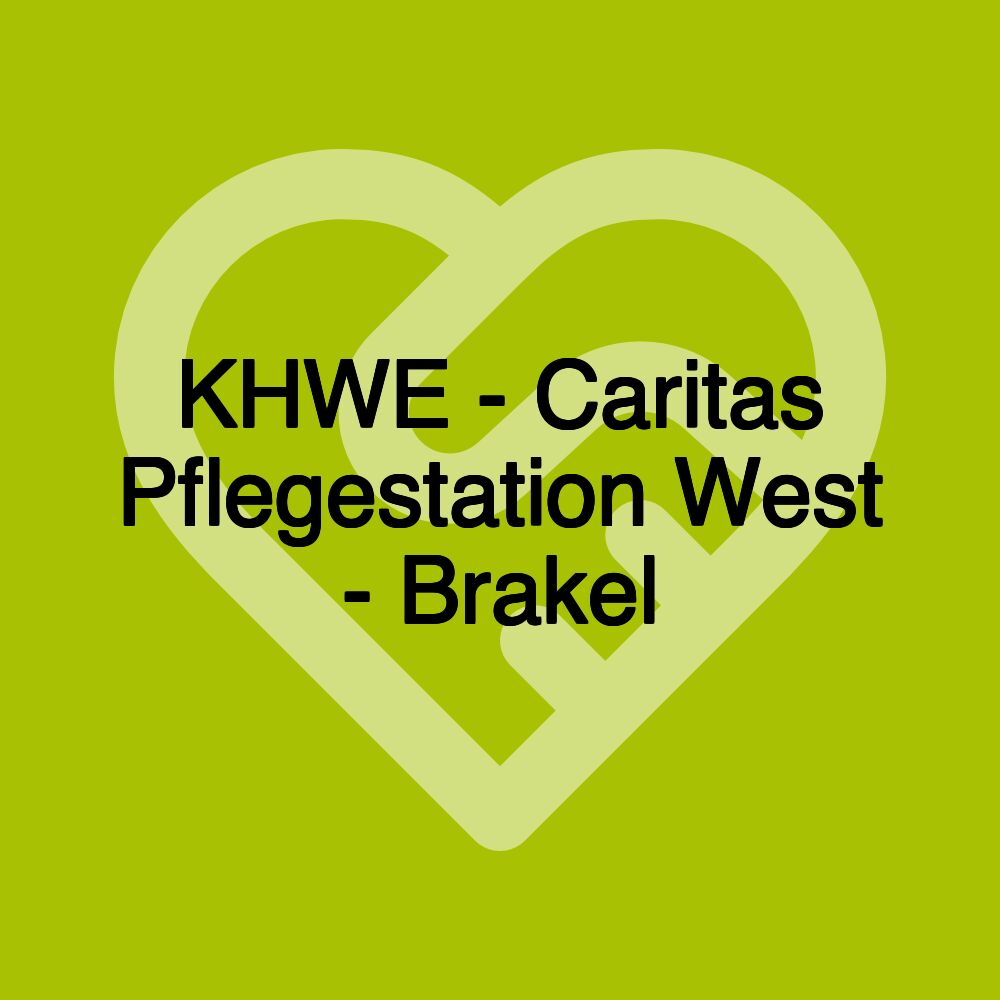 KHWE - Caritas Pflegestation West - Brakel