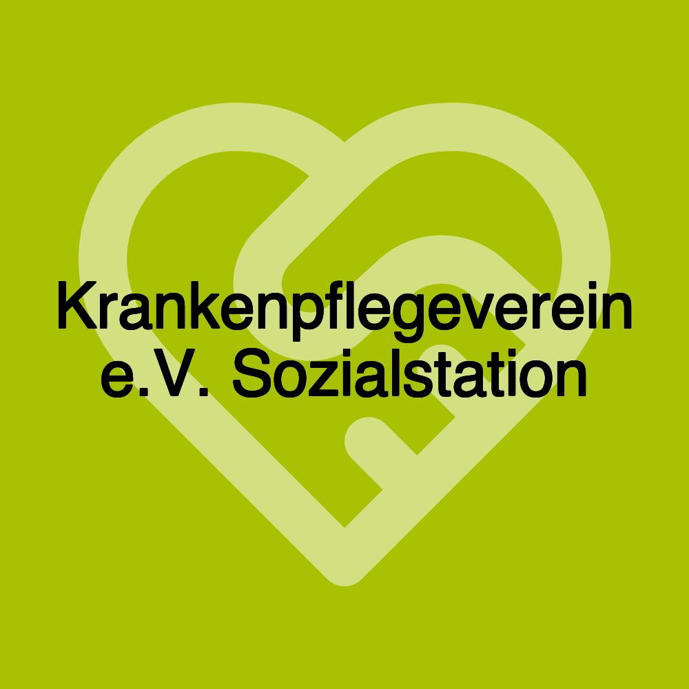 Krankenpflegeverein e.V. Sozialstation