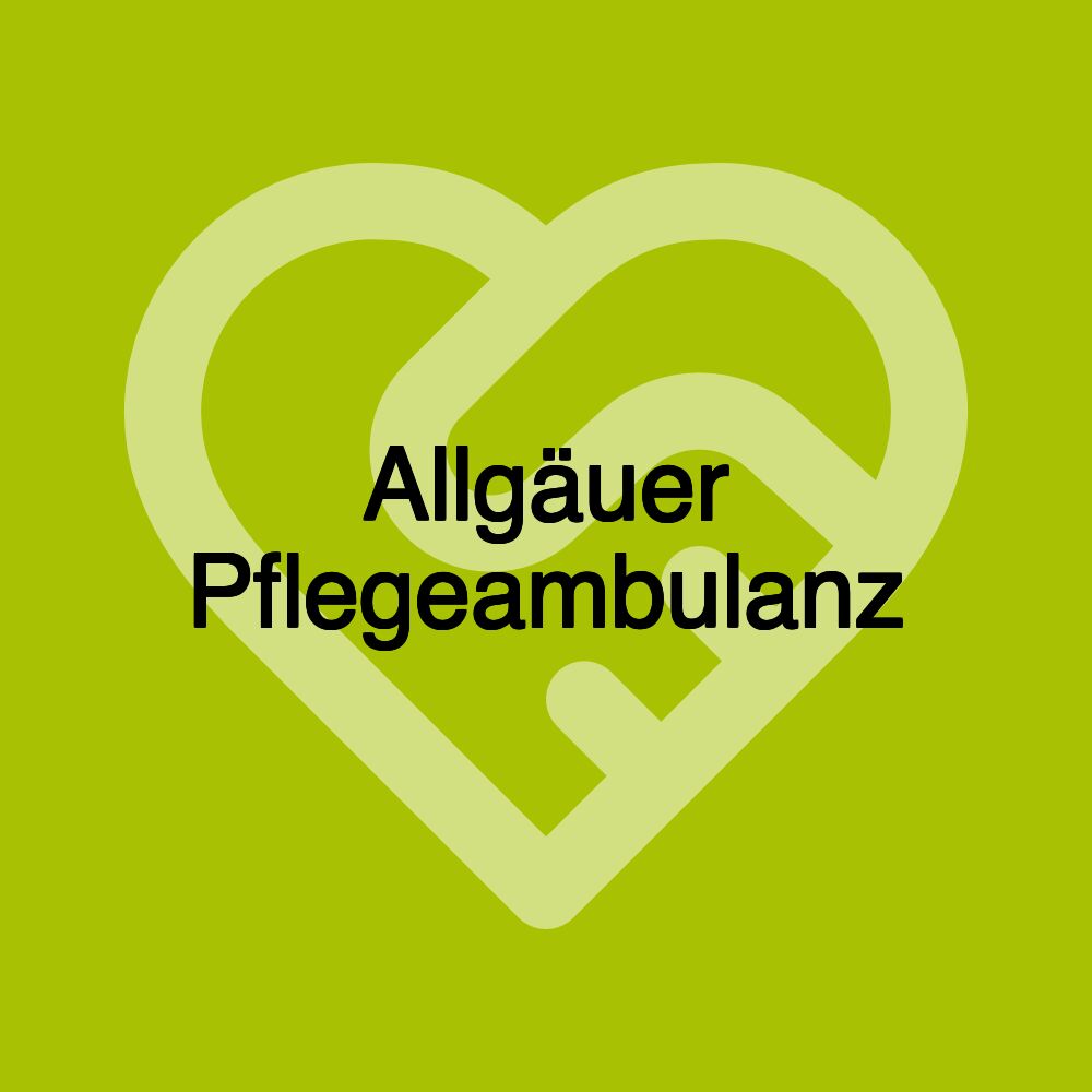 Allgäuer Pflegeambulanz