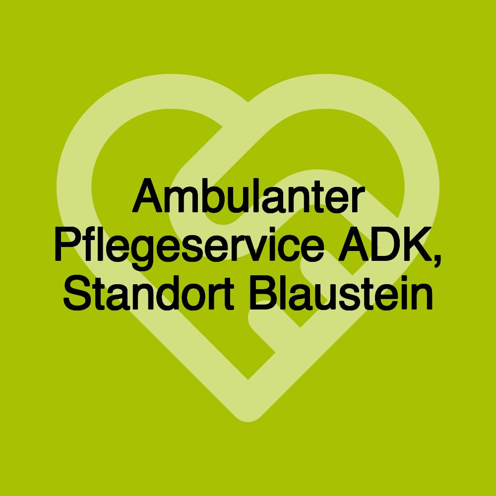 Ambulanter Pflegeservice ADK, Standort Blaustein