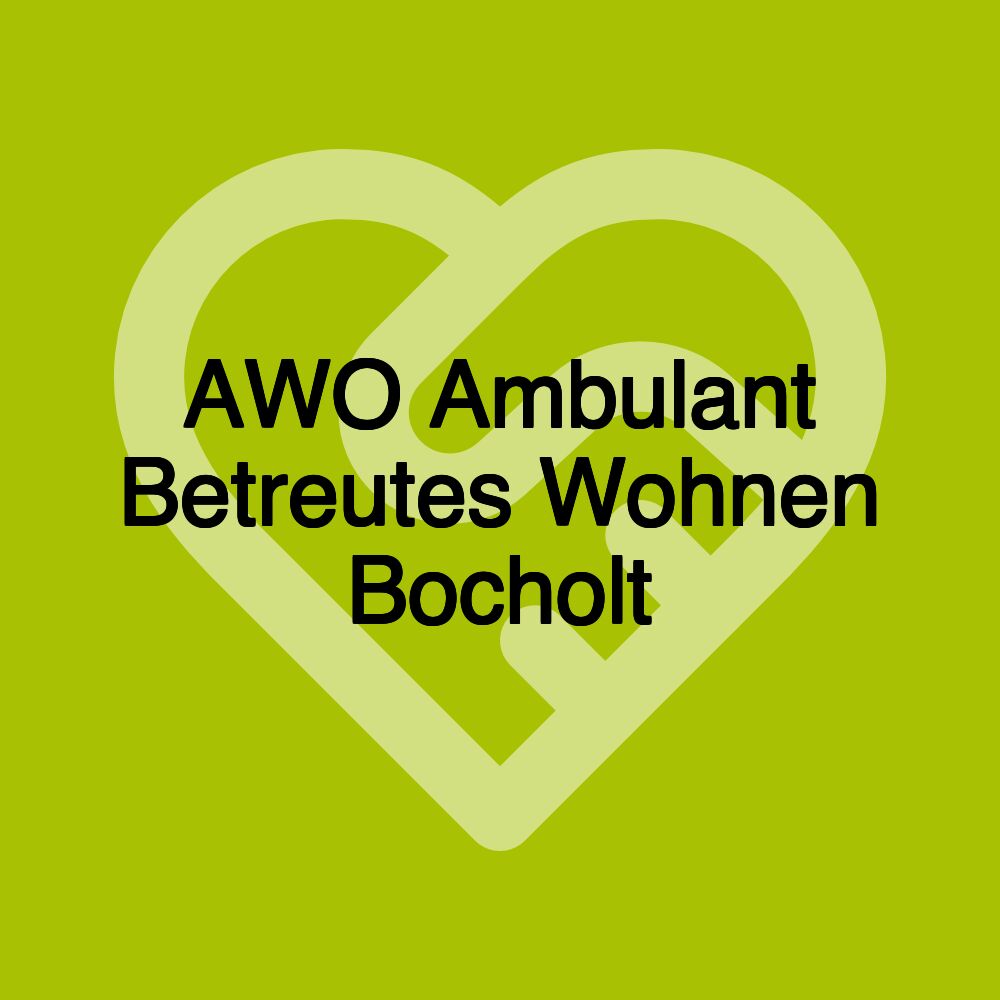 AWO Ambulant Betreutes Wohnen Bocholt