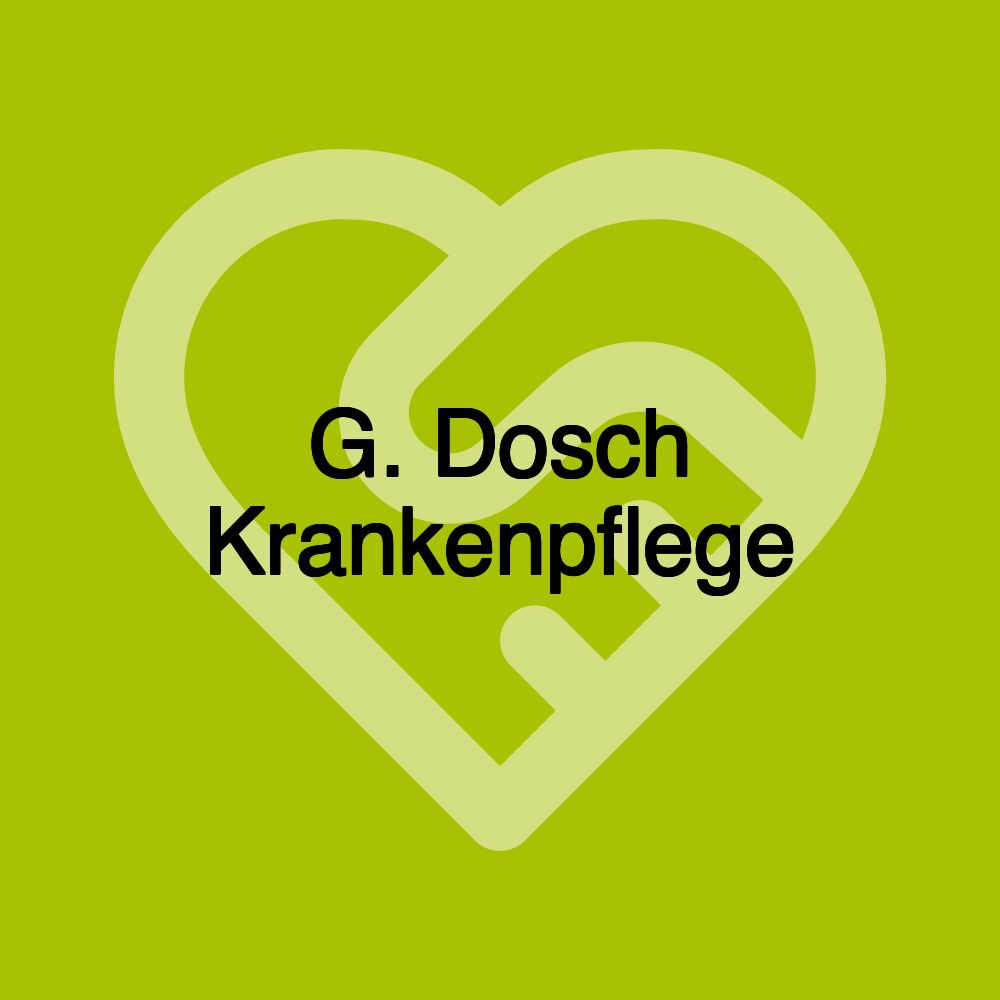 G. Dosch Krankenpflege