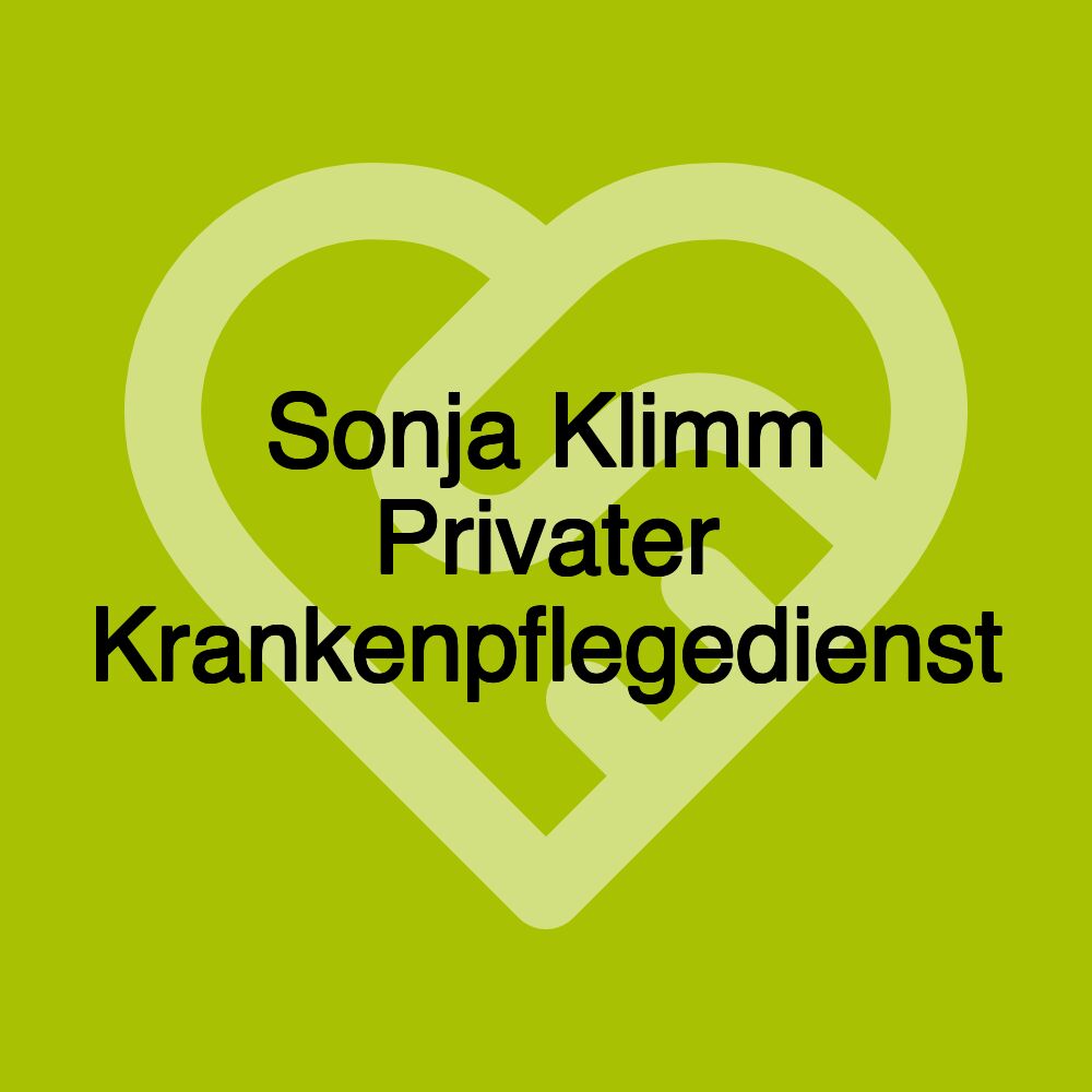 Sonja Klimm Privater Krankenpflegedienst
