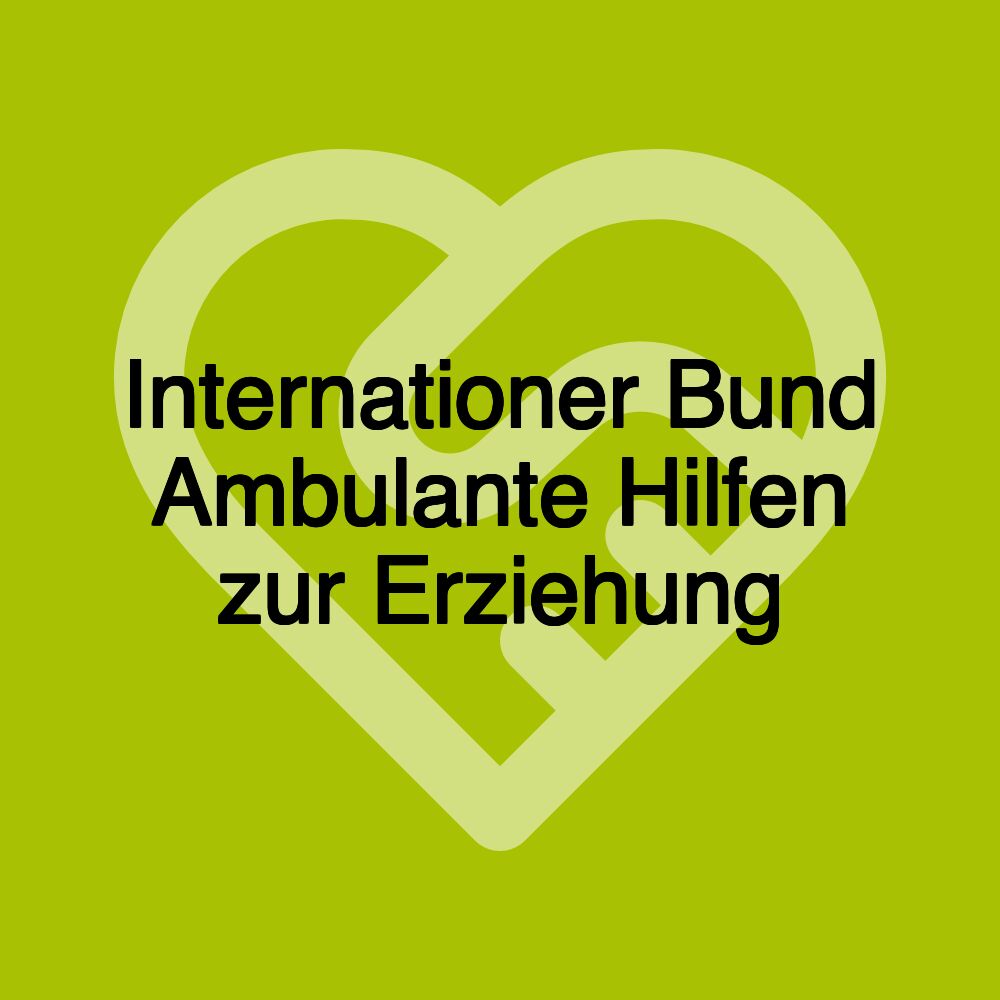 Internationer Bund Ambulante Hilfen zur Erziehung
