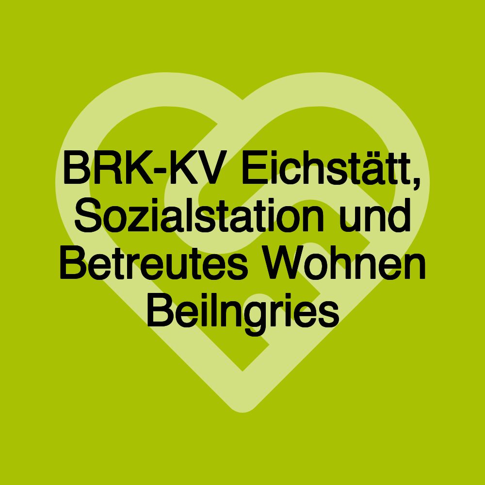 BRK-KV Eichstätt, Sozialstation und Betreutes Wohnen Beilngries