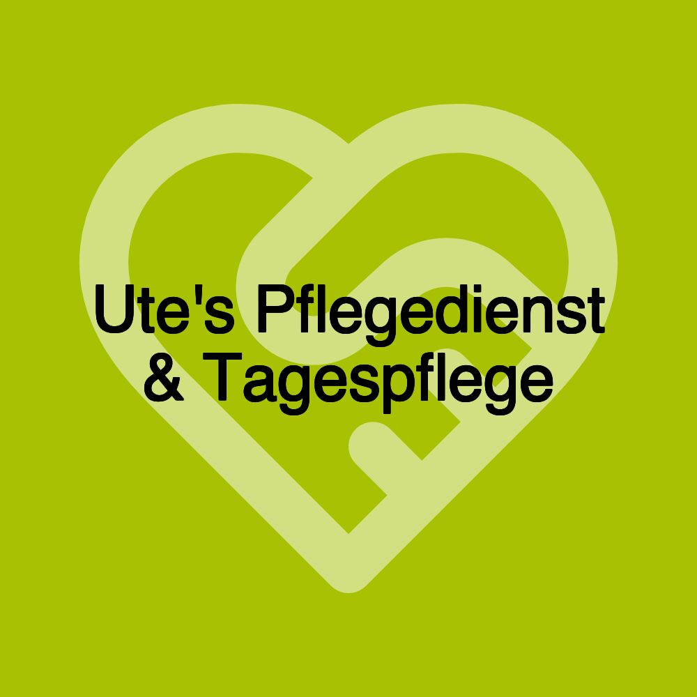 Ute's Pflegedienst & Tagespflege