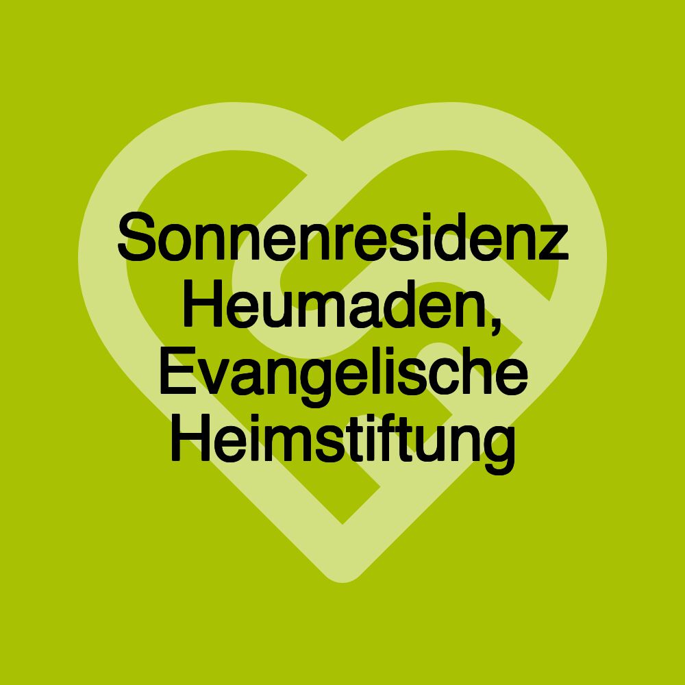 Sonnenresidenz Heumaden, Evangelische Heimstiftung