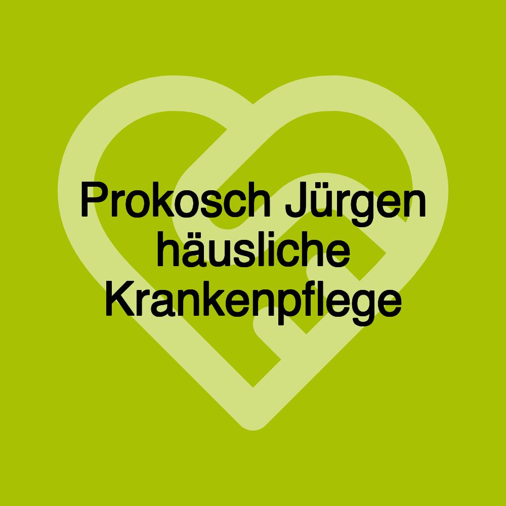 Prokosch Jürgen häusliche Krankenpflege