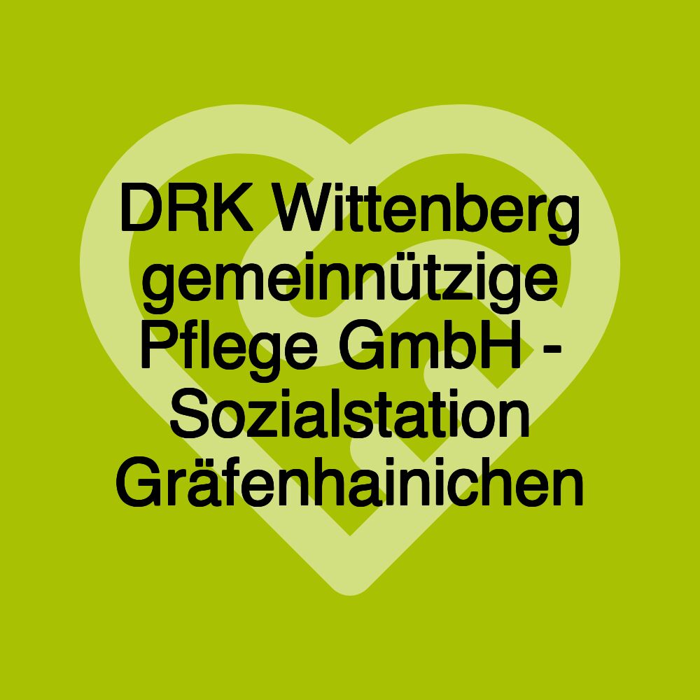 DRK Wittenberg gemeinnützige Pflege GmbH - Sozialstation Gräfenhainichen
