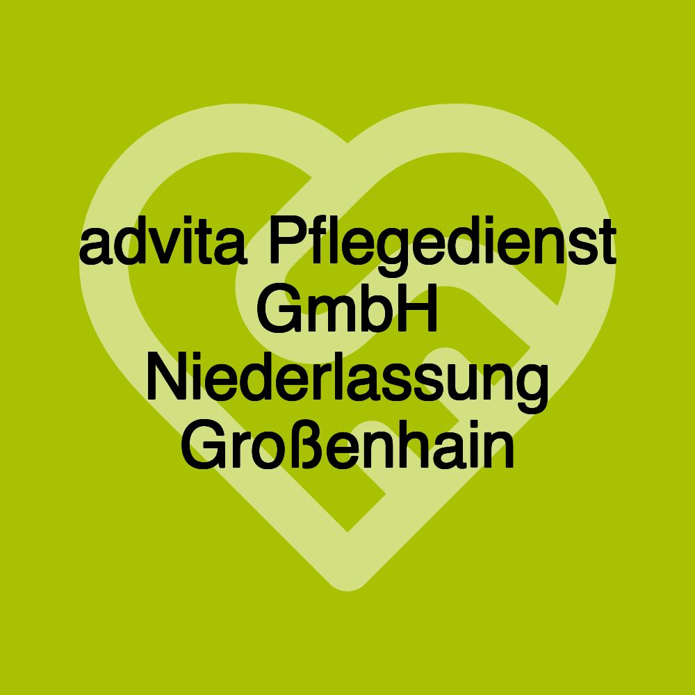 advita Pflegedienst GmbH Niederlassung Großenhain